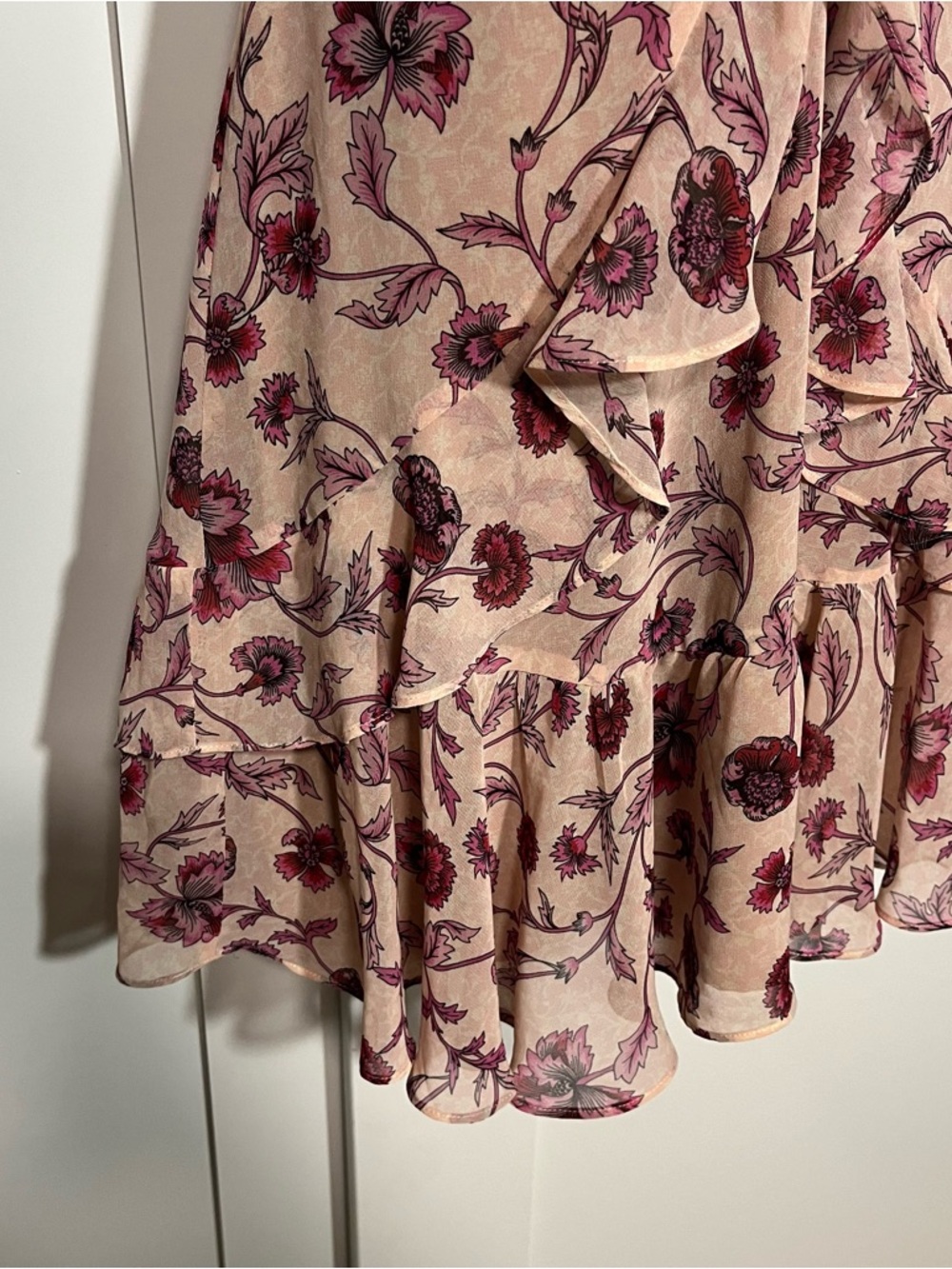 For Love & Lemons Poppy Floral Dress Worn By Hailey Bieber Size Medium Sundress - Picture 5 of 10